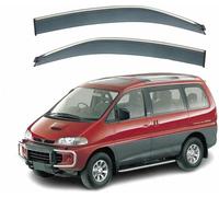 Car Window Deflectors for Mitsubishi L400 MK4 1994 1995 1996 1997 1998 1999 2000 Car Window Visors Rain Guards Side Window Deflector Visors