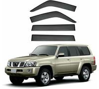 Car Window Deflectors for Nissan for Safari MK5-Y61 1998 1999 2000 2001 2002 2003 2004 2005 2006 2007 2008 2009+ Car Window Visors Rain Guards Side Window Deflector Visors