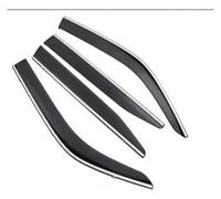 Car Window Deflectors Windows Vent Visor Blocking Rain Flow Defector For Land Cruiser 300 Lc300 2022 Deflectors Weathershields Visors Shield Sun Rain Guards(Chrome Strip)