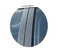 car Window Door Column B C Pillar Post Cover Trim Sticker For MG ZS 2017 2018 2019 2020 2021-2023(Carbon fiber)