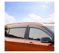 Car Window Eyebrow Compatible For Chevrolet Groove 2021 2022 2023 2024 Accessories Car Side Windows Visors Rain Eyebrow Sun Visor(PC stainless steel)