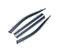 Car Window Eyebrow Compatible For LYNK&CO 01 2021-2024 Side Window Deflector Exterior Weather Shield Shelters(Pc Stainless steel)
