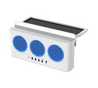 Car Window Fan - Solar Powered Exhaust Cooler, Portable Ventilation System with Three Outlets, Energy Efficient Air Circulation Solution, Effective Cooling Tool, Perfect Option for Summer