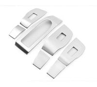 Car Window Glass Lift Switch Button Cover Trim Stickers For Mazda 3 BP 2019 2020 2021 2022 2023 2024 2025 HLWXMDZ(Silver)