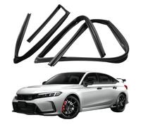 Car Window Glass Mud Channel Sealing Strip for Honda Civic 2022 OE#72275-T20-A01 72235-T20-A01 72775-T20-A01 72735-T20-A01, Rain Dust Noise,4pcs