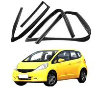 Car Window Glass Run Channel for Fit 2009-2013 OE: 72275/72235/72235/72735-TF0-003, Sealing Strip Exterior Window Rubber Weatherstrip Lifting Guide Moulding, Full Set of Four Pieces