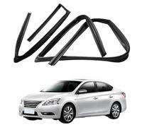 Car Window Glass Run Channel for Nissan Sylphy 2012-2019 OE: 80330-3RA0A 80331-3RA0A 82330-3RA0A 82331-3RA0A, Rubber Weatherstrip Seal Lifting Guide Exterior Sealing Strip Accessory