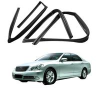 Car Window Glass Run Channel for Toyota Crown 2005-2009 OE: 68142-0N010 68152-0N010 68141-0N010 68151-0N010, Sealing Strip Exterior Window Rubber Weatherstrip Lifting Guide Moulding
