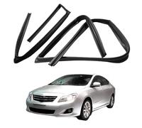 Car Window Glass Run Channel Sealing Strip for Toyota Corolla 2007-2013 OE: 68142-02180 68152-02180 68151-02220 68141-02240, Front Rear Left Right Door OEM Rubber Weatherstrip Lifting Guide