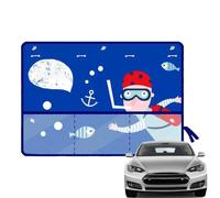 Car Window Guards - Fun Kids Patterned Car Curtains | Privacy Protection with Storage Function for Vehicle, Motorhome and Sedan