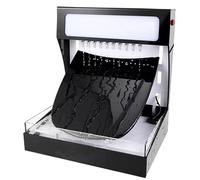 Car Window Hydrophobicity Testing Machine, Automotive Paint Protection Film Testing Tool with Pump, Hood Model & LED Light, Film Water Repellent Performance Display
