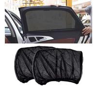 Car Window Insect Screen for Renault Captur/Captur Hybrid/Captur Plug-in Hybrid, Sunshade Mesh Cover Breathable Ventilated Blinds Sun Shields UV Protection,B Sedan-2pcs Rear