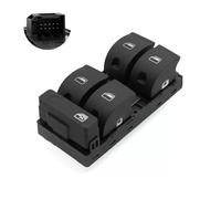 Car window lift switch kit For A&udi A3 2004-2013 For A6 2004-2011 S3 S6 Q7 Car Electric Power Master Window Lifter Control Switch Button SCSTHRCRA(Without Chrome 1)