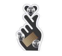 Car Window Light - 4.33 Inch rechargeable finger heart shape romantic decor with suction cup, Window Light | Neon Lights | for cars truck motorcycle party bedroom door display