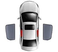 Car Window Magnetic Sunshade for Nissan Qashqai 2016-2019, Auto Custom Fitted Rear Side Mesh Window Sun Shade Light Shielding Curtain SunShades Visor Shield Solar Cover