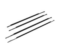 Car Window Molding Trim Weatherstrip Durable Rubber Seal Belt Replacement for Prius 2010 2011 2012 2013 2014 2015 Front Rear Door 4PCS Set