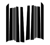 Car Window Pillar Post Trim Cover for Rover (L322) 2002-2012, Side Door Polished B Pillar Anti Scratch Center Column Sticker Protector