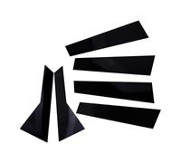 Car Window Pillar Posts Door Moulding Trims Stickers Glossy Piano Black Exterior Accessories For VW For Jetta 2019 2020 2021