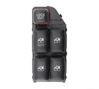 Car Window Regulator Switch Front Left Direct Replace | Driver side specific, front left position, black plastic housing, for durable construction, precise fit