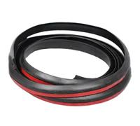 Car Window Rubber Seal Tape 2-5m Rubber Car Seals Edge Sealing Strips Seal Strip Trim for Front Rear Bumper Side Skirt Weatherstrip Window(2Mx5x7MM White)