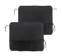 Car Window Screen - 7.87 x 6.3 x 1.18 inches Protection Sun Shade with Storage Pockets, 2-Piece Blackout Side Window Cover | Privacy, Kids Safety, Diaper Changing, Heat Insulation, 7 Suction