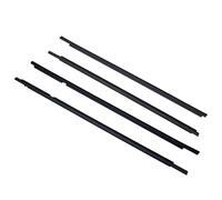 Car Window Sealing Strip for Toyota for Corolla for Altis 4 Door Sedan ZZE121 ZZE122 2003 2004 2005 2006 2007 2008 4PCS Car Outer Seal Weatherstrip 75720-02120(Black)