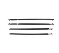 Car Window Seals 4 Pcs Outside Window Rubber Seal For Nissan For X-Trail T31 2008-2013 80821-1DA0A Glass Protector Window Glass Weather Strips Rubber Seal