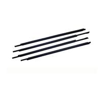 Car Window Seals 4PCS Black Car Rubber Weatherstrip Glass Window Molding Trim Seal Belt For Toyota For Prius 2003-2009 OEM 75710-47010 Window Seal