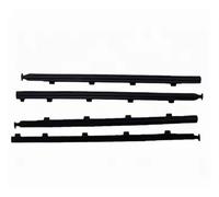 Car Window Seals 4PCS Black Car Rubber Weatherstrip Glass Window Molding Trim Seal Belt for VW for Polo 2002-2010 6Q4837478 Rubber Seal