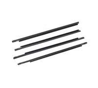 Car Window Seals 4PCS Black Car Window Moulding Weatherstrip Seal Belt For Toyota For Prius 2004-2015 Rubber Seal(2004-2009)