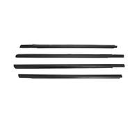 Car Window Seals 4pcs Car Window Glass Sealed Strip Side Window Wheatherstrip For Peugeot 301 2013-2017 Rubber Seal(Black)