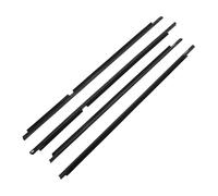 Car Window Seals 4Pcs Chrome/Black Window Rubber Trim for Lexus for LX470 1998-2007 Weatherstrip 75740-60030 Rubber Seal(Black)