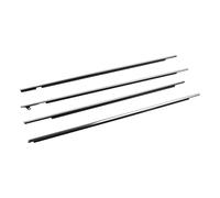 Car Window Seals 4pcs Chrome Outside Window Moulding Weatherstrip Seal for Toyota for Venza 2009-2016 Car Accessories Car Door Edge Protector