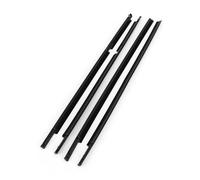 Car Window Seals 4pcs Chrome Outside Window Moulding Weatherstrip Seal for Toyota for Venza 2009-2016 Car Accessories Rubber Seal