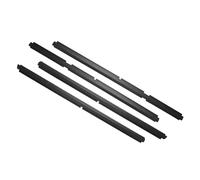 Car Window Seals 4Pcs Front Rear Window Trim Sealing Strips Rubber Seals Glass Exterior Waterproof for Grand for Cherokee II WJ WG 1998-2005 Rubber Seal
