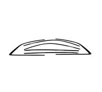 Car Window Seals Exterior Window Seal Strip Moulding Trim Decoration for A5 S5 RS5 2 Door Coupe 2017-2024 Edge Guard Protector