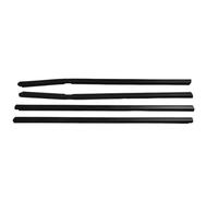 Car Window Seals for City 2009-2014 Car Rubber Weatherstrip Glass Window Molding Trim Seal Belt Compatible 72410-TM0-T01 72910-TM0-T01 Rubber Seal