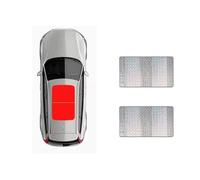 Car Window Shade For Hyundai For Santa Fe TM 2019~2023 2021 2022 MK4 Car Panoramic Roof Heat Shield Anti-UV Sunroof Sunshade(Silver)