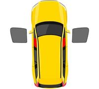 Car Window Shade for JEEP GRAND CHEROKEE 2011 2012 2013 2014 2015 2016-2022(4 Generations), Front Rear Side Window Sunshades Blocking Mosquito Breathable Car Accessories,2pcs-Front-Doors