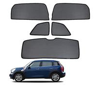 Car Window Shade For Kids Side Window Sun Shade For MINI F60 COUNTRYMAN 2018-2019 Magnetic Curtain Sun UV Protection Covers For Baby Sleeping Auto Accessories,Rear+Triangular+Back-windscreen-5PCS