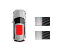 Car Window Shade For MG For HS AS23 EHS For Pilot 2018~2025 2023 2024 Car Panoramic Roof 2X Heat Shield Window Sunshade Anti Sunroof Sunshade Suitable Car Sun Shade(Silver Black)