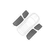 Car Window Shade For MINI For Cooper F55 2014-2024 Sunshade Visor Front Windshield Frame Curtain Rear Side Window Sun Shade Shield Car Sunshades(4PCS Side Windows)