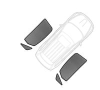 Car window shade Magnetic Car Side Window Sunshade Mesh Sun Shade For VW For Passat B6 Wagon 2005-2010 Car Sun Visor(2Rear 2Triangle)