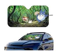 Car Window Shades 1PC T-Totoro S-Studios Ghi-bli Car Windshield Sunshade Cover Foldable Automotive Sun Shade Visor Window Uv Divider Privacy Curtains(Z13)