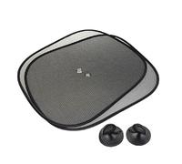 Car Window Shades, 2 Pack Car Side Window Sun Shades, UV Protection Breathable Mesh Baby Window Covers, Universal Fit Most (99%) of Cars, Privacy Protect for Kids,Family,Pets,Black (17"x14")