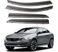 Car Window Shades 4 Pcs ABS Car Wind Deflectors For Volvo S60/S60L 2011-2019 Front & Rear Door Windows Guard Rain Cover Trim