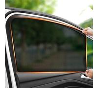 Car Window Shades 5D Carbon Mesh Car Side Windows Sunshade Summer Sunscreen Heat Insulation Sun Blind Cover Visor Shield Shade Curtain(Standard back)