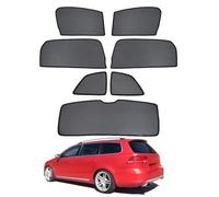 Car Window Shades 7PCS Car Side Window Shade For Kids For Passat B7 For Variant 2010-2015 Magnetic Curtain UV Protection Covers Sleeping Auto Accessories