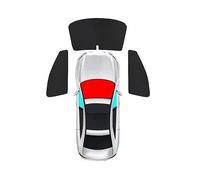 Car Window Shades Car Side Window Sunshade Net For Peugeot Partner Tepee Facelift 2015, UV Protection Removable Privacy Curtain, 6pcs( Front+front Side)