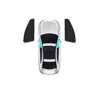 Car Window Shades Car Side Window Sunshade Net For Peugeot Partner Tepee Facelift 2015, UV Protection Removable Privacy Curtain, 6pcs( Front 2pcs)
